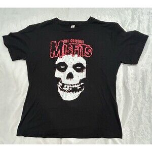 The Original Misfits Women’s XL Short Sleeve T-shirt In Black - Rock Punk